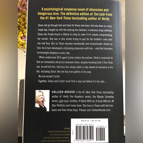 Too Late by Colleen Hoover - Picture 2 of 2